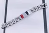Designer Bracelet Link Womem Men Necklaces Bracelets 316L Stainless Steel Choker Jewelry High Polished Casting Chains Double Safet223R