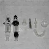 Sigara Toptan Mikro Set Mini Nektar Kit Hookahlar 14mm Nektör Dab Saman Yağ Donanları Cam Su Boru Titanyum İpucu