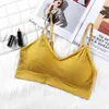 Bustiers & Corsets Women Adjust Letter Straps Tube Tops Push Up Padded Bras Elastic Waistline Underwear Solid Color Sleep UnderwearBustiers