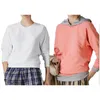 Designers varumärken kvinnors tröjor jackor toppkvalitet med kvinnor lös rund nacke tröjor tröjor höst och vinter bomull vit rosa toppar grossist