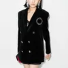 B131 fashion women suit designer clothes blazer with LOGO 2022 spring new released tops