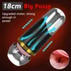 NXY Sex män Masturbators Sourcion Male Onani Cup Electric Vibration Vagina Real Masturbator Machine Vuxna leksaker för 0412