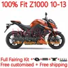 حقن القالب معرض لكاواساكي نينجا Z-1000 Z 1000 R 2010-2013 سنوات العوامل 20NO.0 Z-1000R Z1000 10 11 12 13 Z1000R 2010 2011 2012 2013 OEM Green Green