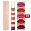 CMAADU 5 COLORS LIP Gloss Matte Liquid Lipstick Ripstick مقاومة للماء طويلة الأمد مستحضرات تجميل رطبة طويلة الأمد