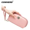 Evening Bags Style Women Clutch Genuine Leather Wristlet Small Bag Korean Fashion First Layer Cow Ladies BagEvening