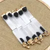 Pendant Necklaces Natural Selenite Plaster Black Tourmaline Pendants Rock Mineral Specimen Jewelry Reiki Healing Energy Charms DIY6987801