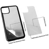 Aangepaste TPU PC blanco 2D sublimatie blanks hard plastic warmteoverdracht telefoonhoes met aluminium inzetstukken voor iPhone 13 11 12 Pro 7 8 XS MAX Samsung S22 NOTE 20