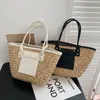 Femmes Paille Arraillement sac à main Summer Fashion Lady Beach Botes Bags Luxury Travel Dames Shopper Sacs Bohemian Bolsa Sacs