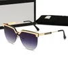 2021 Designer Luxury letter Sun glasses men and women trend retro anti-glare Sunglasse and box