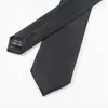 Mens Tie 100 Silk Pure Black 5cm Skinny Slim High Quality Classic Business Casual Party Wedding