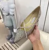 Marcas elegantes Sandalias de gladiador de verano Tacón grueso Bing Cuero Negro Blanco Correa de cristal Adorno Comodidad Trabajo Vestido de novia Estilo de fiesta