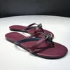 العلامة التجارية الفاخرة Slippers Sandals Women Burgundy Corfou Sandal Beach Woman Woman Flat Flaip Flip Flop