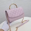 2022SsW Classic Flap Top Handle Tote Small GHW Bags Quilted Gold Hardware Matelasse Chain Crossbody Shoulder Bags Large Capacity Multi Pochette Designer Bag