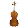 Avancerad retro violin solid träfiol 4/4 svart träprofessionell fiolsträngat instrument med Oxford Box