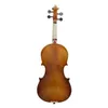 Avancerad retro violin solid träfiol 4/4 svart träprofessionell fiolsträngat instrument med Oxford Box