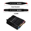 30/40/60/80 Alkohol Filt Markers PENS DUAL TIP Permanent Artist Art School Supplies Manga Sketching Markers Kids Gift 220721