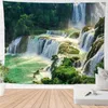 Nature Landscape Waterfull Wall Tapestries Forest Mountain Hippie Boho Decor Psychedelic Tapiz Eesthetic Farm Home Decoration J220804