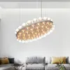 Pendant Lamps Postmodern Light Luxury Led Living Room Dining Rectangular Chandelier Nordic Minimalist El Lobby Cafe Nakajima LightingPendant