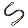 Correntes Hematita Obsidian Tiger Eye Beads Colares Homens Moda Tripla Proteção Mulheres Para Saúde Magnética JewelryChains240C