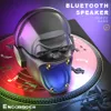 Portabel trådlös högtalare Skull Bluetooth -högtalare Crystal Clear Stereo Sound Rich Bass Skull Head Speaker277m