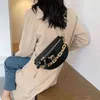 Waist Bags Chain Fanny pack Women Leather Luxury Brand Chest Mini Female Belt Fashion Ladies Shoulder Crossbody 220423