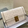 Designer Cross Body Bag Womens Chain Bag Fashion Letter Printing Two-Color Stitching Nine Size 22cmX14cm