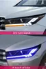 مصباح رأس الإضاءة اليسرى اليسرى مصباح رأس Highlander LED 18-20 Toyota LED LED أضواء يوم الإشارة