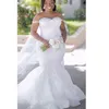 2023 vestidos de novia de sirena con apliques de encaje preciosos vestidos de novia correas escote corazón con cordones vestido de novia hecho a medida