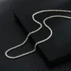 Chaînes Simple Couleur Argent Mince Chaîne Collier Ras Du Cou Pour Femmes Hommes Minimaliste Cuivre Collier En Métal CollierChaînes Godl22