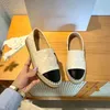 Women Espadrilles Shoes Woman Casual Loafers Real Leather Styles Flat Slip-On Platform Dress Shoe