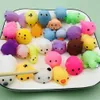 Mochi Squishy Toys Soft Kawaii Squishies Silicone Animal Mini Stress Relief Toy Mini Animal Cute for Kids Party Favors