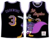 Movie Basketball Jerseys 3# Darkwing Duck Black Jersey