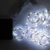 Cordes LED chaîne solaire lumière guirlande extérieure décoration sur rideau de fenêtre mariage fête de Noël Camping puissance fée lumière LED