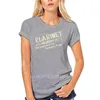 Koszulki męskie mody Mężczyźni T -koszulka klarnetu - dla inteligentnych ludzi kobiet Mild22 Tshirtmen's Mild22