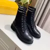 Women Designer Boot Fashion Martin Cowboy Boots for woman platforma pięta koronkowe rozciągnięte botki na kostki luksusowe buty eu41