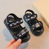 Baby Baotou Sandals Летние Новые Детские Обувь для Малышей Анти-Столкий 2022 Мальчики Девочки Мягкие Особовые Нескользящие Сандалия Случайные Детские Обувь