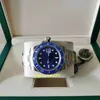 Perfect men Watch N V12 116619 Blue Dial 904L Ceramic Sapphire waterproof 3135 Movement Automatic mechanical Mens Watches Wristwatches With Original Box Papers