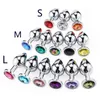 7Color S/M/L sexy Vibrator Edelstahl Metall Anal Plug Spielzeug für Erwachsene Bondage Fesseln Frauen Männer Homosexuell Hintern