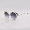 Sonnenbrille Runde Metall Damen mit Kunststoffperlen0123457537872