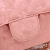 Alta qualidade clássica colorida cor mulher bolsa de moda de moda de bolsa de bolsas de malha de partida