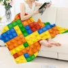 Blankets Autism Awareness Design Sherpa Blanket On Sofa Colorful Bricks Bed Decoration Cover Throw Kid Adult WholesaleBlankets