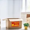 Emballage cadeau 500pcs autocollants fragiles étiquette d'avertissement autocollant poignée avec soin ne pas empiler ou laisser tomber Express pour DropshipGift