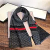 Foulards de créateurs Pashmina hommes écharpe tricotée hiver chaud mode classique cachemire laine écharpes de luxe pour hommes taille 180 35CM6751644