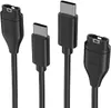USB C Type C Charging Cable For Garmin Fenix 7 7S 7X 6 6S 6X Pro 5S 5X Vivoactive 3 4S 935 945 245 Venu 2 TACTIX 7 instinct 2S enduro Charger Plug