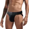 2PCS Jockmail Tight Men Biełdowe Thong Jockstrap Bawełniany oddychający siatkowy pasek Homme Slip erotyczny sznur Homens Gay Penis PoUC261W