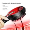 Electric Hair Growth Comb Laser Massage Anti Hair Loss Regrowth Infrared Vibrating Massaging Therapy Care Brush Elitzia
