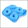 6 تجويف غير عصا دونات Mod Mod Muffin Sile Donut Bakearware Mould Pan DIY Jelly Candy 3D DBC BH2996 Drop Delivery 2021 Mods Kitche