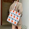 Bolsa HBP Feminina Lona Feminino Estudante Mensageiro Bolsa Grande Capacidade Sacos De Ombro Simples