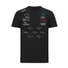 T-shirty męskie 2022F1 Racing Racing Suit Car Formuła 1 Drużyna T-shirt z krótkim rękawem