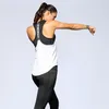 Kvinnors sportkläder gym thirt yoga topp väst ärmlös löpning skjorta torr passning rinnande träning kläder fitness sexiga tank tops